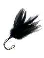 DARKNESS PLUMA ESTIMULADORA NEGRO 17 CM