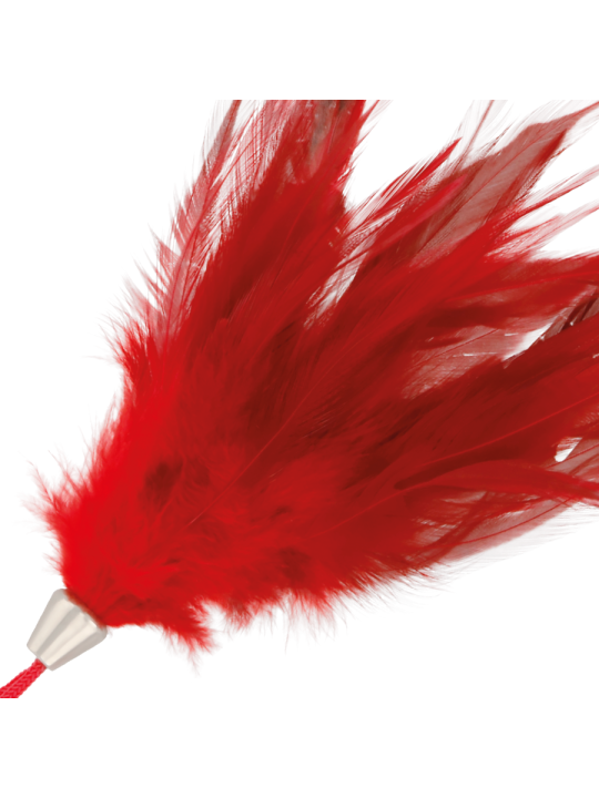 DARKNESS PLUMA ESTIMULADORA ROJO 17CM
