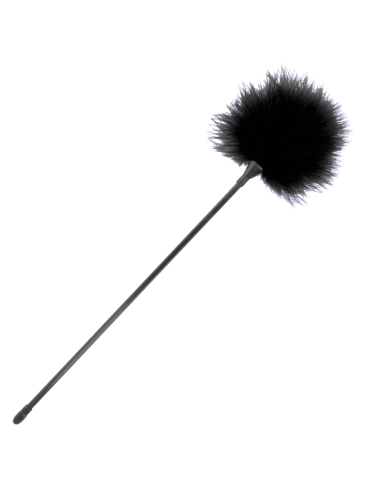 DARKNESS PLUMA ESTIMULADORA NEGRO 42 CM