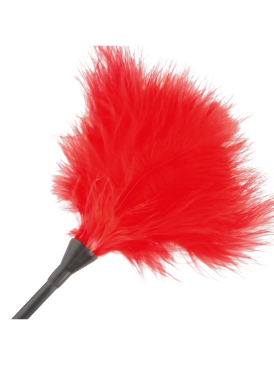 DARKNESS PLUMA ESTIMULADORA ROJO 42CM