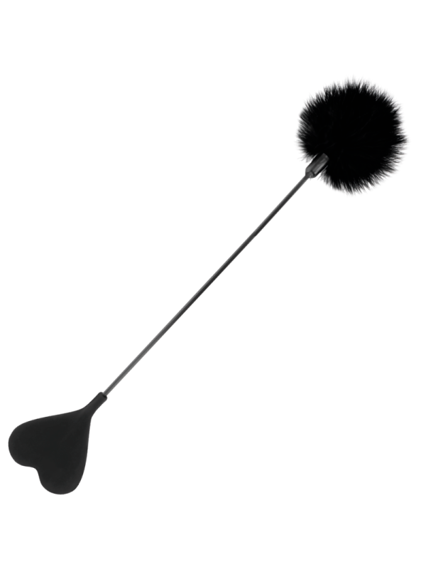 DARKNESS FUSTA CON PLUMA LOVE NEGRO 40 CM