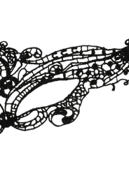 COQUETTE CHIC DESIRE ANTIFAZ ENCAJE NEGRO FINO