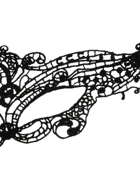 COQUETTE CHIC DESIRE ANTIFAZ ENCAJE NEGRO FINO