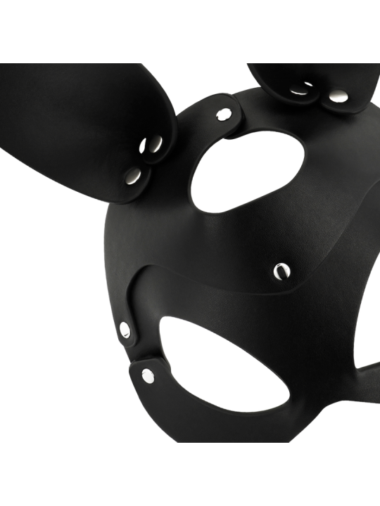 COQUETTE CHIC DESIRE MASCARA CUERO VEGANO CON OREJAS DE CONEJO