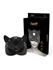 COQUETTE CHIC DESIRE MASCARA CUERO VEGANO CON OREJAS DE GATO