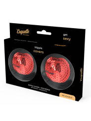 COQUETTE CHIC DESIRE CUBRE PEZONES ROJO