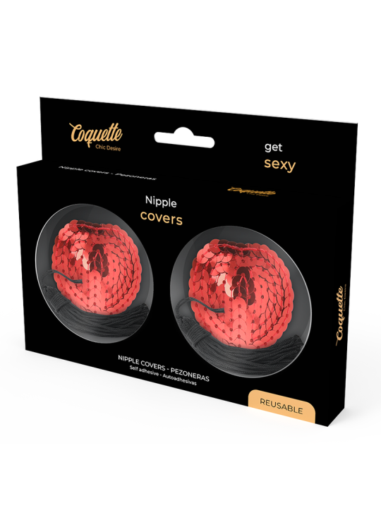 COQUETTE CHIC DESIRE CUBRE PEZONES ROJO