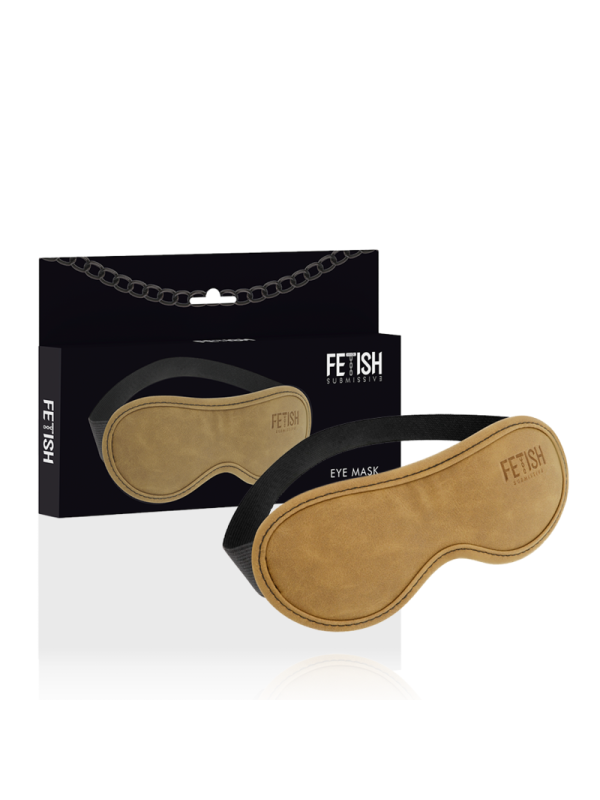 FETISH SUBMISSIVE ORIGEN ANTIFAZ CUERO VEGANO CON FORRO DE NEOPRENO