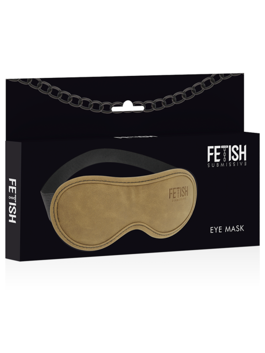 FETISH SUBMISSIVE ORIGEN ANTIFAZ CUERO VEGANO CON FORRO DE NEOPRENO