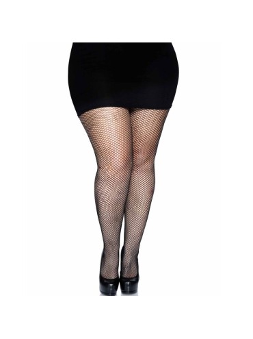 LEG AVENUE MEDIAS EN RED NEGRO TALLA GRANDE