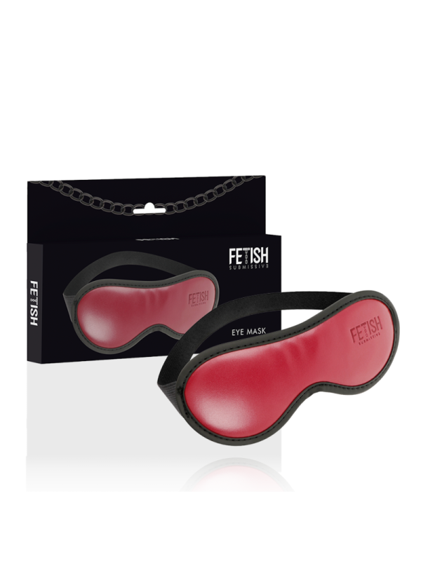 FETISH SUBMISSIVE DARK ROOM ANTIFAZ CUERO VEGANO CON FORRO DE NEOPRENO