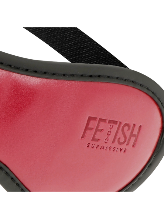 FETISH SUBMISSIVE DARK ROOM ANTIFAZ CUERO VEGANO CON FORRO DE NEOPRENO