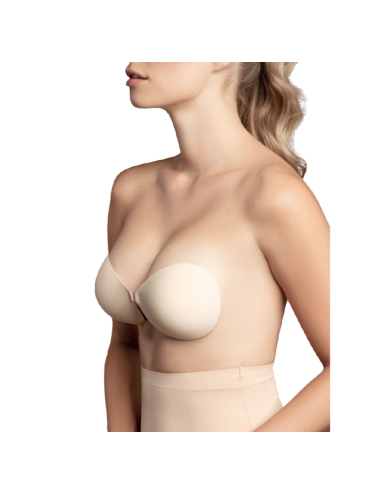 BYE BRA SUJETADOR INVISIBLE BEIGE COPA D