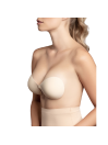BYE BRA SUJETADOR INVISIBLE BEIGE COPA D