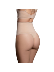 BYE BRA FAJA SIN COSTURAS ESTILO TANGA BEIGE TALLA M