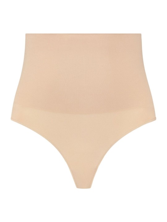 BYE BRA FAJA SIN COSTURAS ESTILO TANGA BEIGE TALLA M