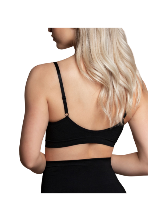 BYE BRA MEDIUM CONTROL SUJETADOR SIN COSTURAS NEGRO TALLA S