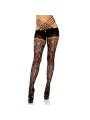 LEG AVENUE WRAP AROUND CROTHLESS TIGHTS ONE SIZE