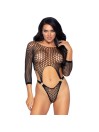 LEG AVENUE BODY TANGA DE MANGA LARGA TALLA UNICA BLANCO