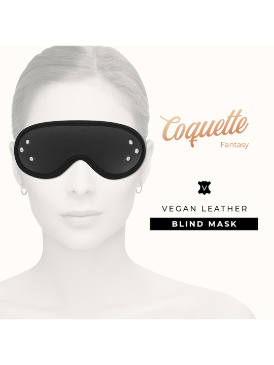 COQUETTE CHIC DESIRE FANTASY ANTIFAZ CUERO VEGANO CON FORRO DE NEOPRENO
