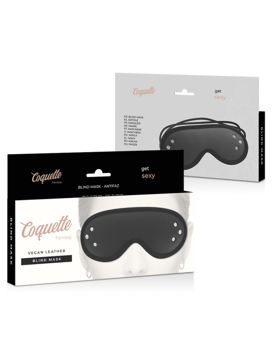 COQUETTE CHIC DESIRE FANTASY ANTIFAZ CUERO VEGANO CON FORRO DE NEOPRENO