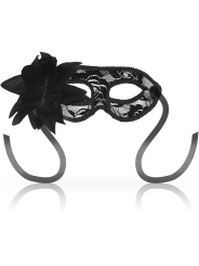 OHMAMA MASKS ANTIFAZ CON ENCAJES Y FLOR NEGRO