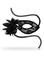 OHMAMA MASKS ANTIFAZ CON ENCAJES Y FLOR NEGRO