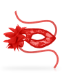 OHMAMA MASKS ANTIFAZ CON ENCAJES Y FLOR ROJO