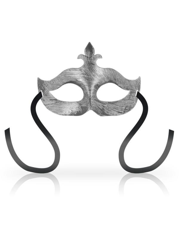 OHMAMA MASKS ANTIFAZ FLOR DE LIS SILVER