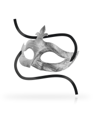 OHMAMA MASKS ANTIFAZ FLOR DE LIS SILVER
