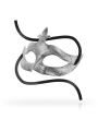 OHMAMA MASKS ANTIFAZ FLOR DE LIS SILVER