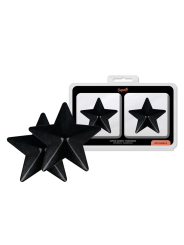 COQUETTE CHIC DESIRE CUBRE PEZONES METAL ESTRELLAS NEGRAS