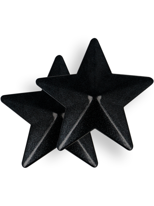COQUETTE CHIC DESIRE CUBRE PEZONES METAL ESTRELLAS NEGRAS
