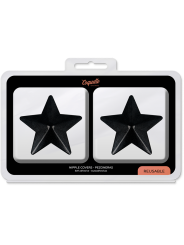 COQUETTE CHIC DESIRE CUBRE PEZONES METAL ESTRELLAS NEGRAS