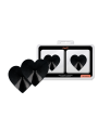 COQUETTE CHIC DESIRE CUBRE PEZONES METAL CORAZONES NEGROS