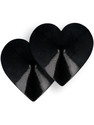 COQUETTE CHIC DESIRE CUBRE PEZONES METAL CORAZONES NEGROS