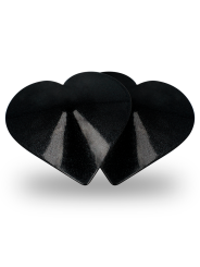 COQUETTE CHIC DESIRE CUBRE PEZONES METAL CORAZONES NEGROS