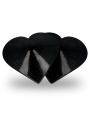 COQUETTE CHIC DESIRE CUBRE PEZONES METAL CORAZONES NEGROS
