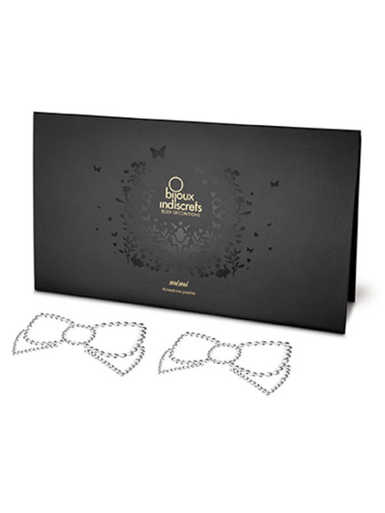BIJOUX MIMI BOW CUBRE PEZONES PLATA