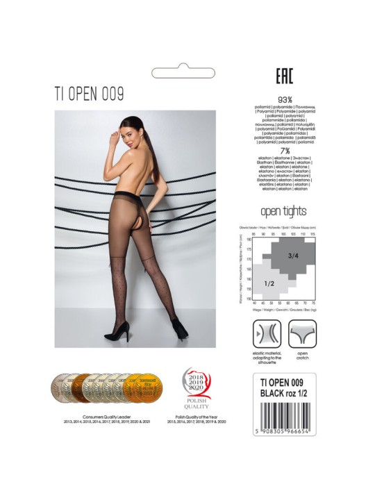 PASSION TIOPEN 009 MEDIAS NEGRO 1 2 20 DEN