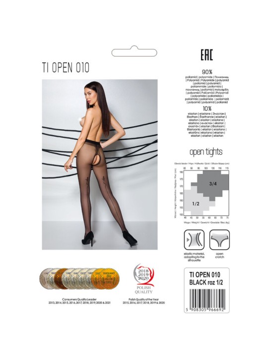 PASSION TIOPEN 010 MEDIAS NEGRO 1 2 20 DEN