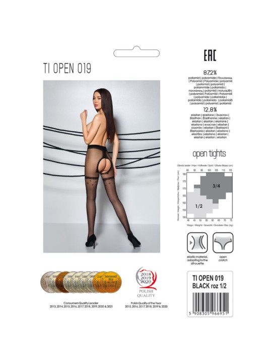 PASSION TIOPEN 019 MEDIAS NEGRO 1 2 20 DEN