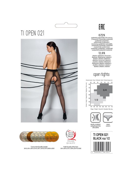 PASSION TIOPEN 021 MEDIAS NEGRO 3 4 20 DEN