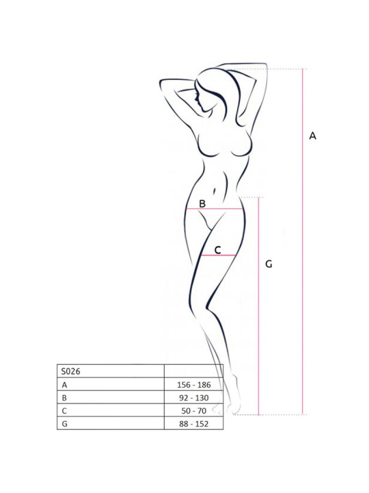 PASSION S026 MEDIAS CON LIGUERO NEGRO TALLA UNICA