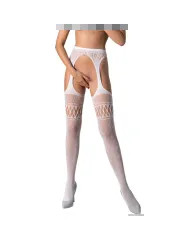 PASSION S026 MEDIAS CON LIGUERO NEGRO TALLA UNICA