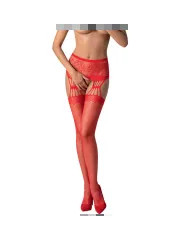 PASSION S027 MEDIAS CON LIGUERO NEGRO TALLA UNICA