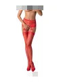PASSION S027 MEDIAS CON LIGUERO NEGRO TALLA UNICA