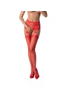 PASSION S027 MEDIAS CON LIGUERO NEGRO TALLA UNICA