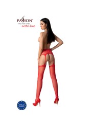 PASSION S028 MEDIAS CON LIGUERO NEGRO TALLA UNICA