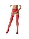 PASSION S029 MEDIAS CON LIGUERO NEGRO TALLA UNICA